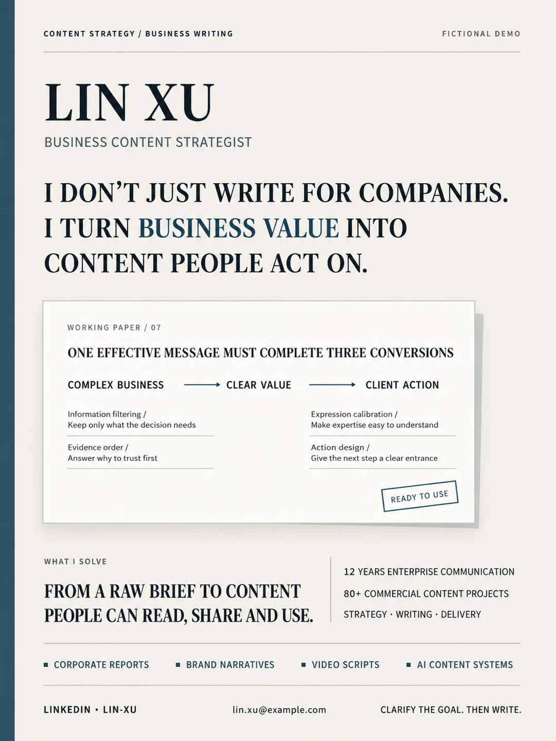 Advisor · Editorial